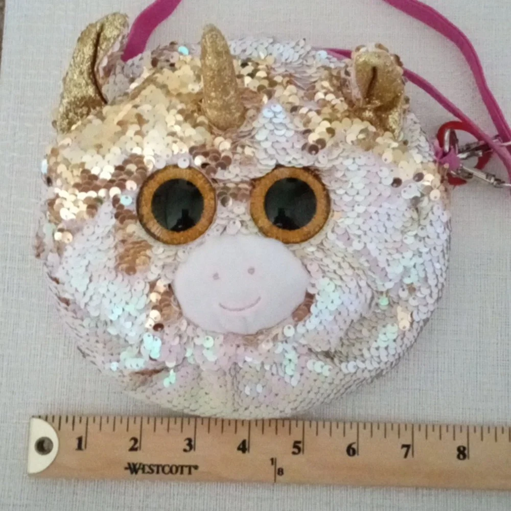 Ty Fashion Flippy Fantasia Unicorn sequined shoulder crossbody handbag